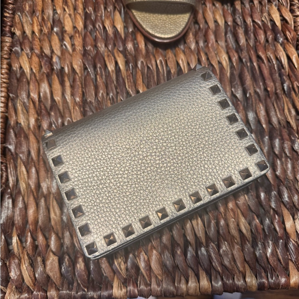Valentino Metallic Gold Studded Mini Bag